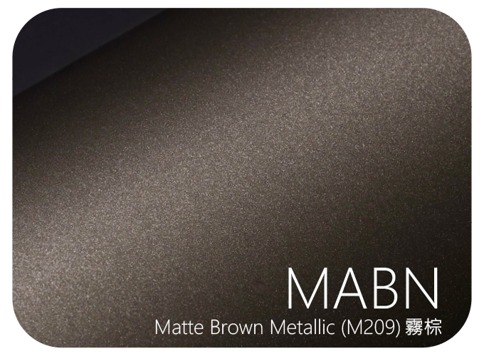LIFE+GUARD MABN (M209) Matte Brown Metallic 霧棕 風格貼膜樣式，適用於相機、鏡頭與 3C 裝置表面保護與風格打造