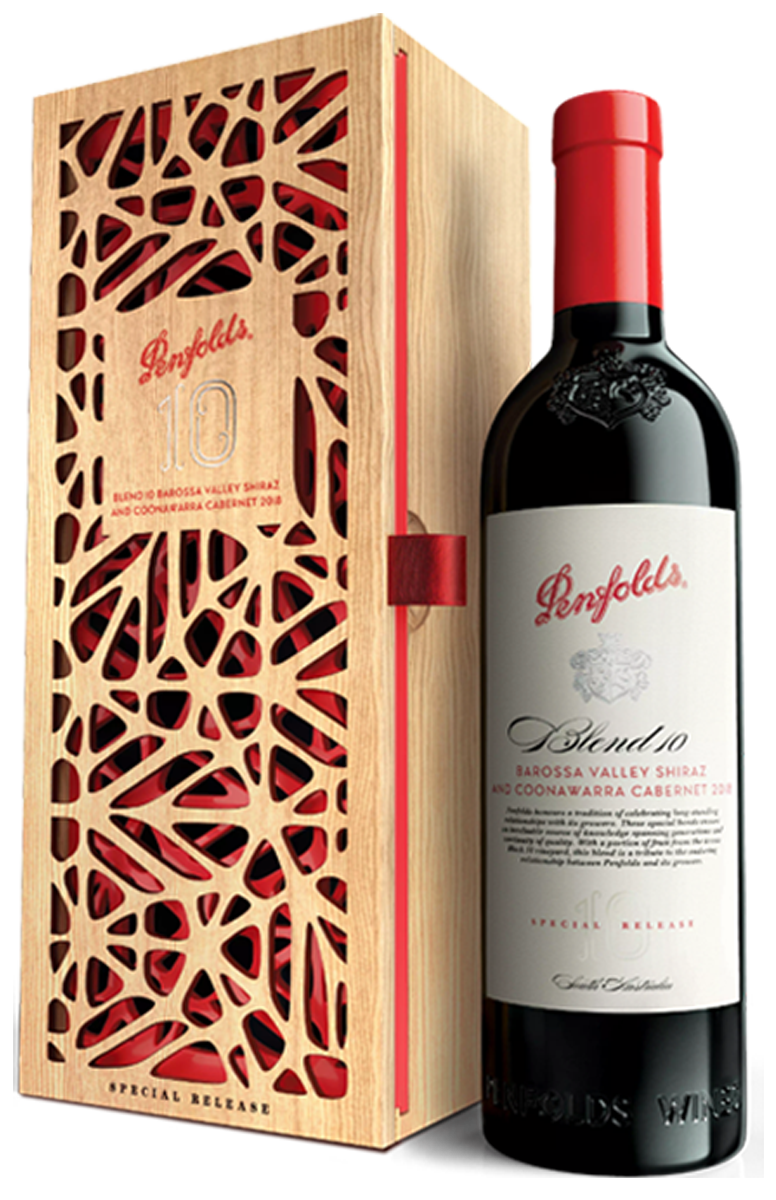 Penfolds Blend 10  Barossa Valley  Shiraz and Coonawarra Cabernet 2018 LIMITED EDITIONS