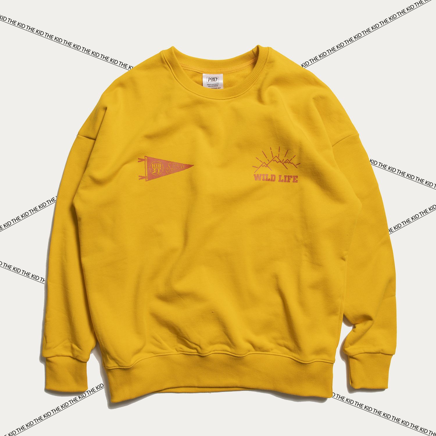 KID ® 野人露營旗大學T