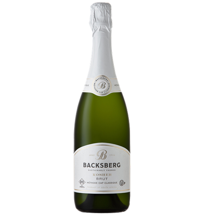 Backsberg Kosher Sparkling Brut MCC, Paarl, South Afric
