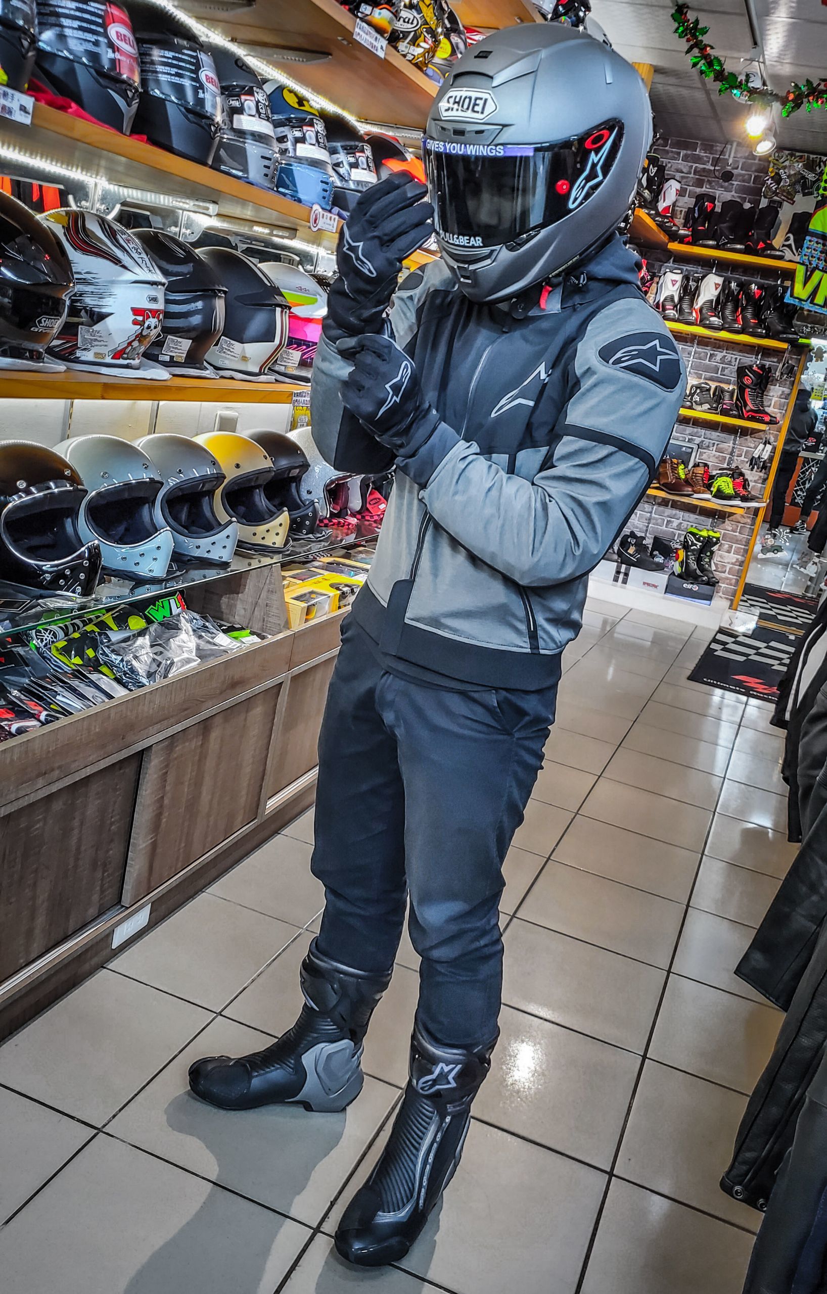 ALPINESTARS SMX PLUS V2 BLACK/GRAY 黑灰 車靴