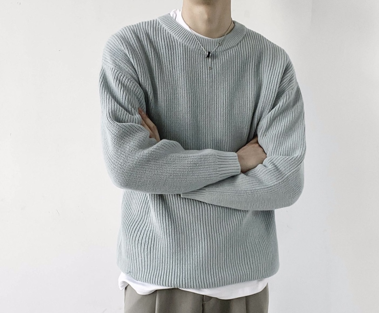 穿了就愛上 粗針織毛衣