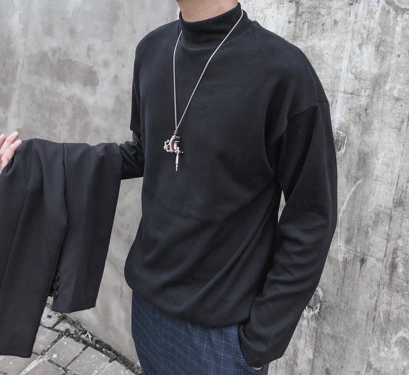 韓國超彈磨毛發熱衣