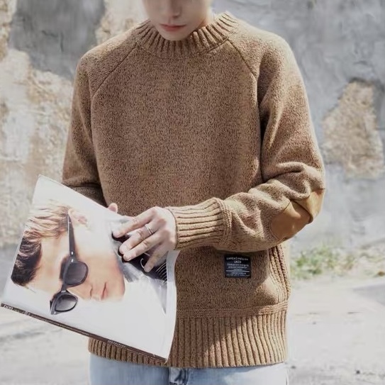 特殊 拼接針織毛衣