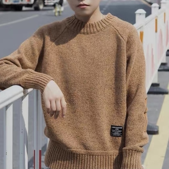 特殊 拼接針織毛衣