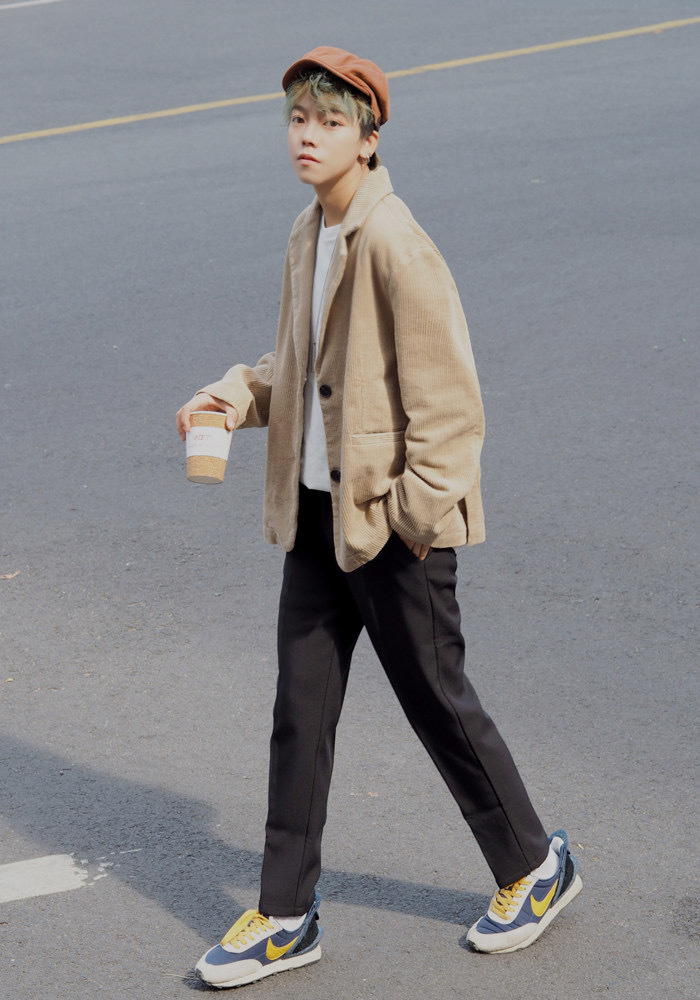 MICO 自訂款 復古燈芯絨西裝外套