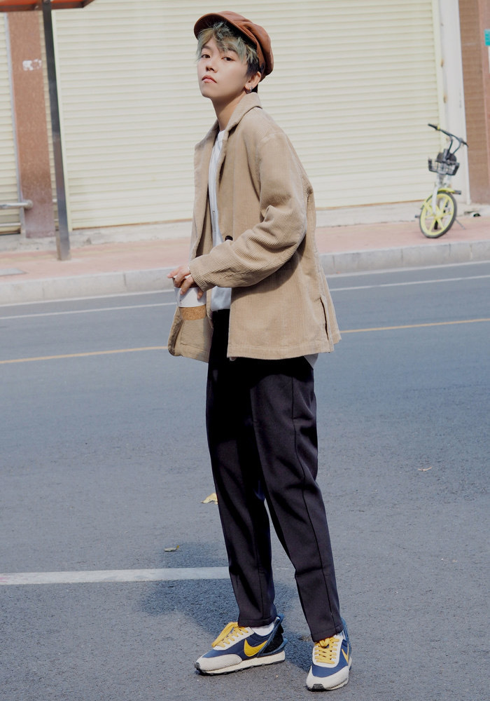 MICO 自訂款 復古燈芯絨西裝外套