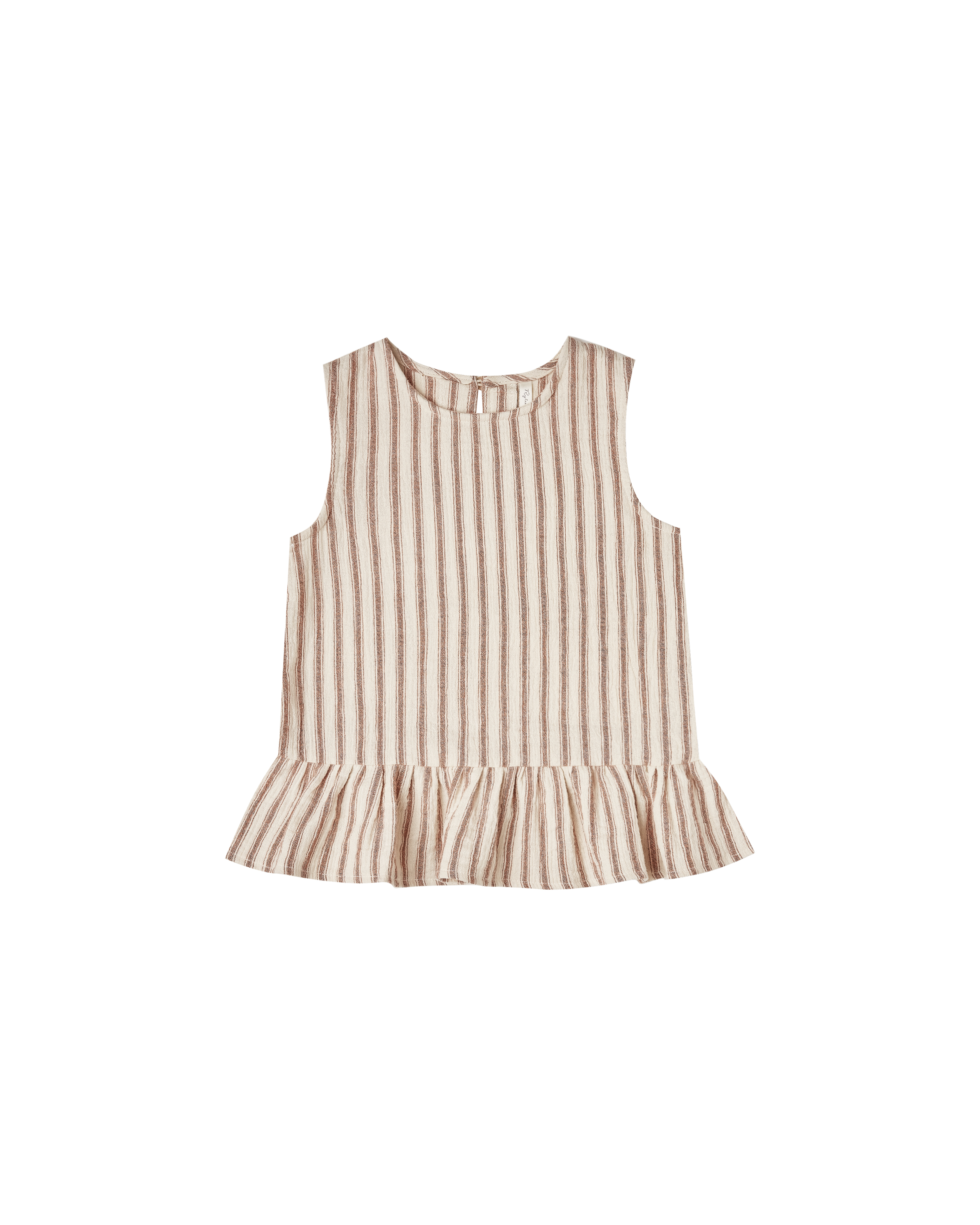 RYLEE AND CRU -  Carrie Blouse（Natural Stripe）