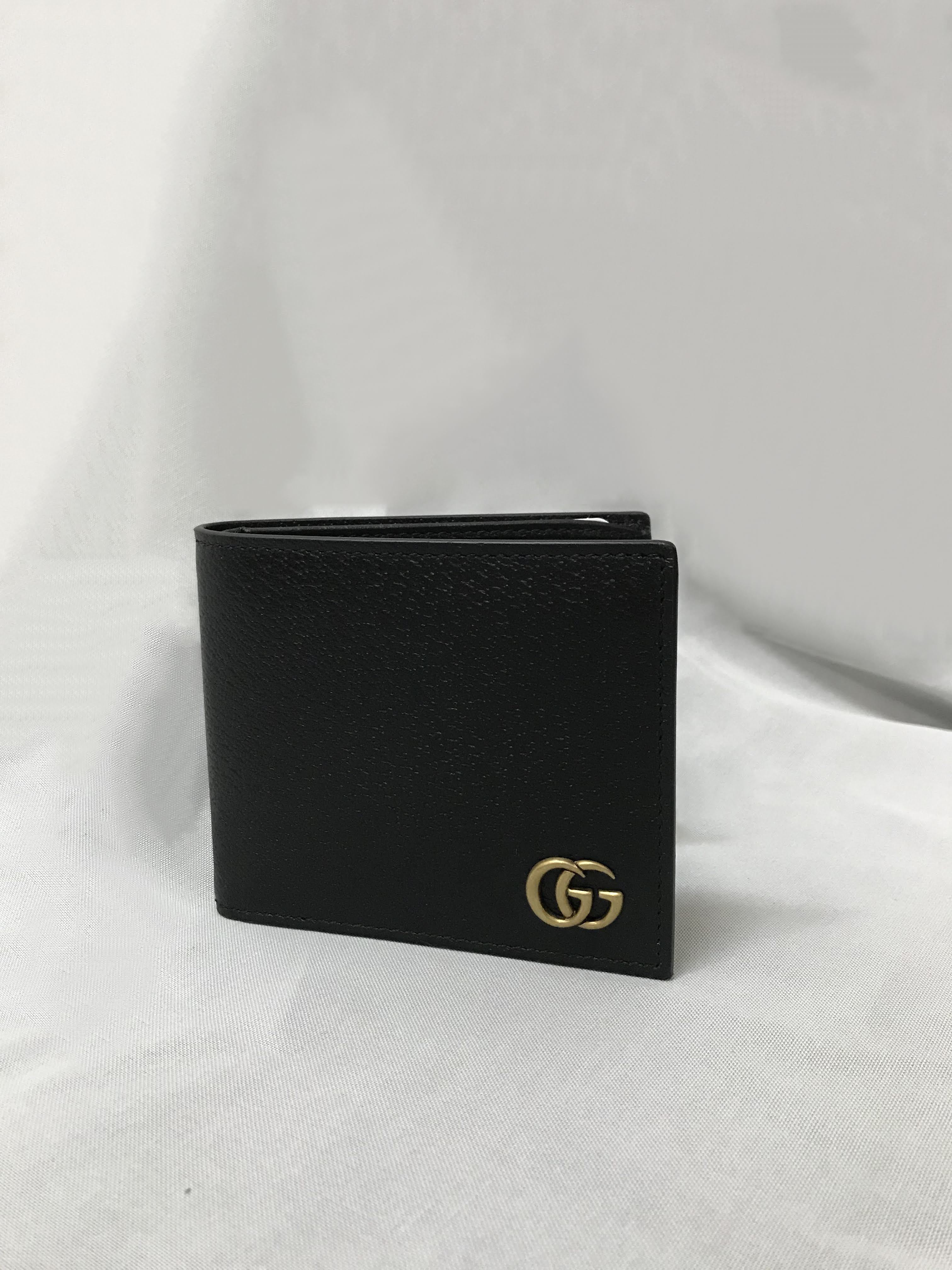 GUCCI MARMONT LEATHER BI-FOLD WALLET