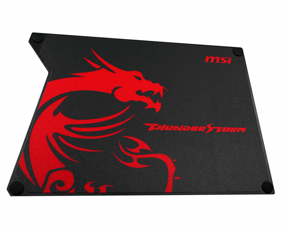 米特3C數位–MSI 微星 Thunderstorm Aluminum GAMING Mouse Pad 電競滑鼠墊