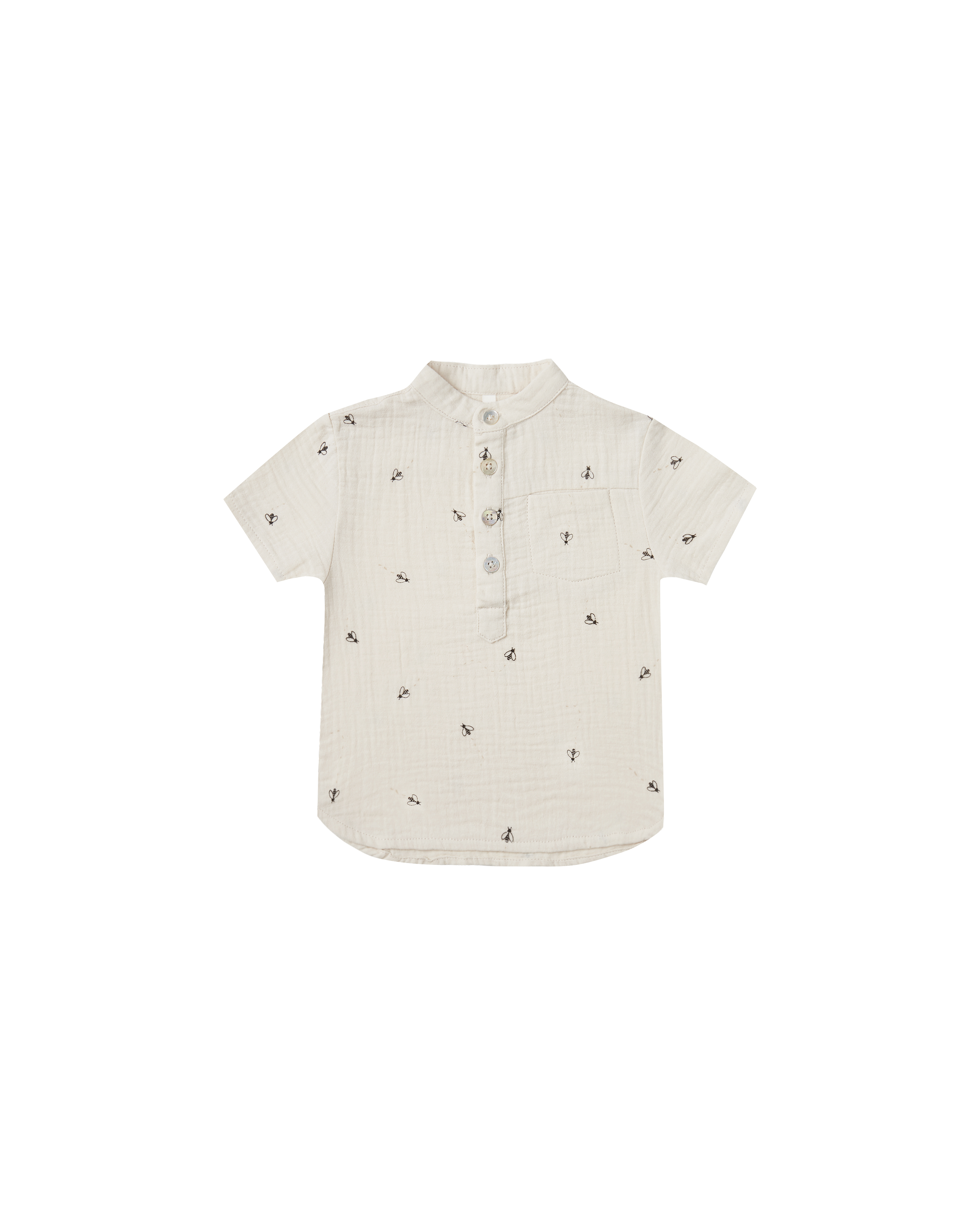 RYLEE AND CRU -  Short Sleeve Mason Shirt（Bees）