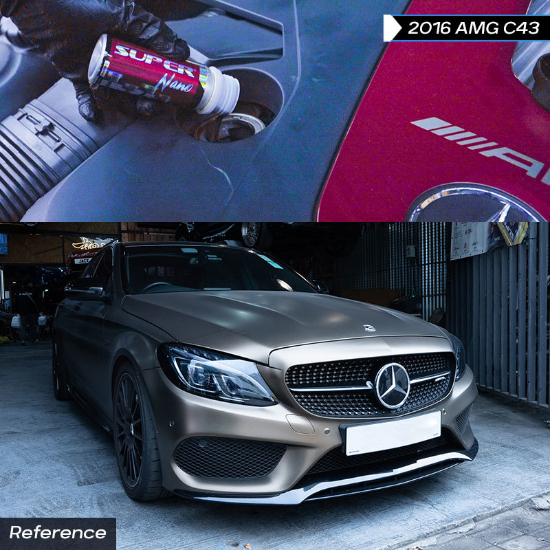 mercedes-amg amg c43 super nano engine restorer 引擎修復劑 ref