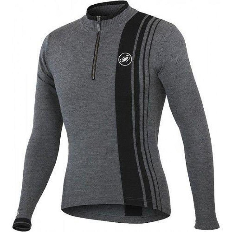 Castelli Costan Wool Grey Jersey Men
