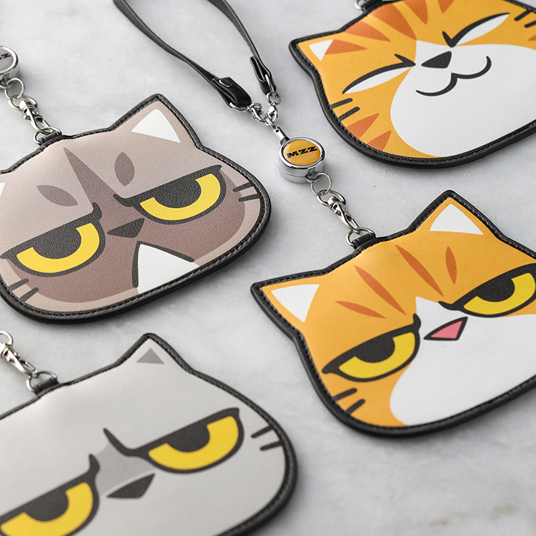 貓爪抓伸縮票卡夾 [共有4款可供選擇]