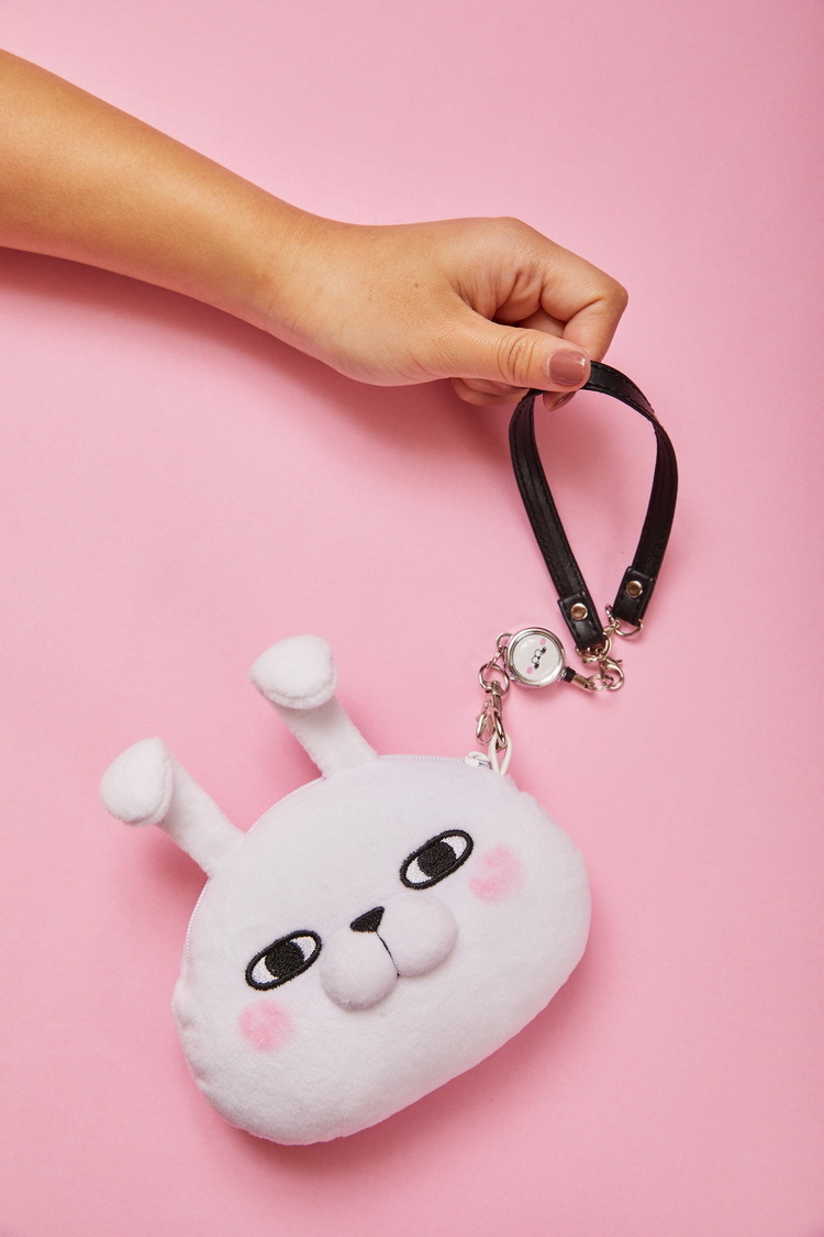 YOSISTAMP兔兔100％絨毛票卡零錢包