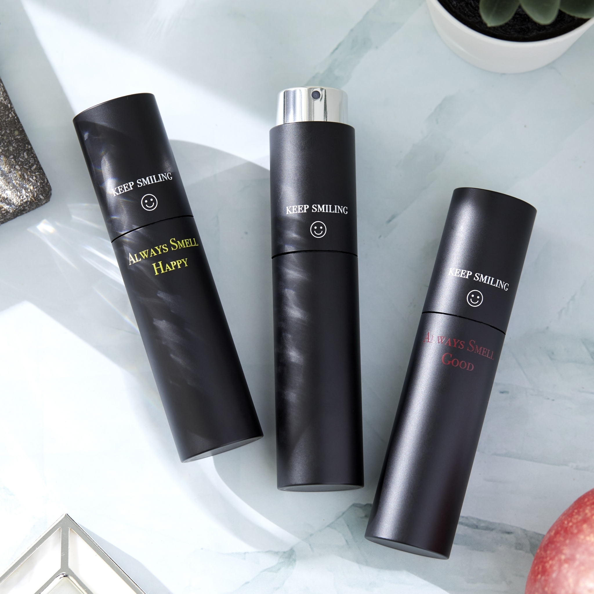 KEEP SMILING PERFUME 微笑香水 經典海洋 潮流香甜 搖滾木質 攜帶型 男性香水【KPSL】閃電微笑