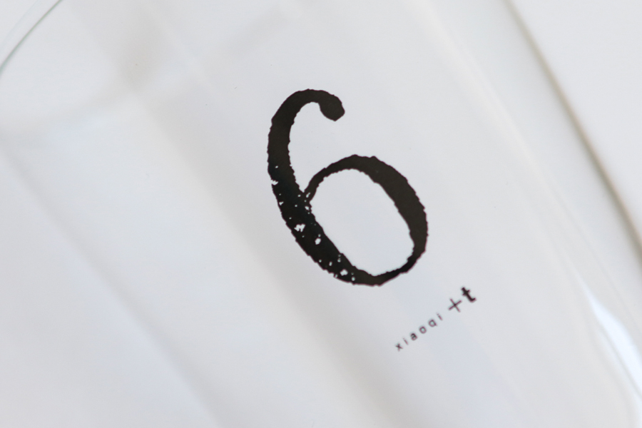 +t企劃-數字杯-6/黑 玻璃杯