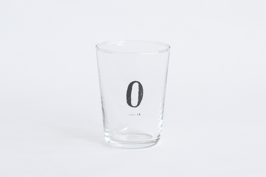 +t企劃-數字杯-0/黑 玻璃杯