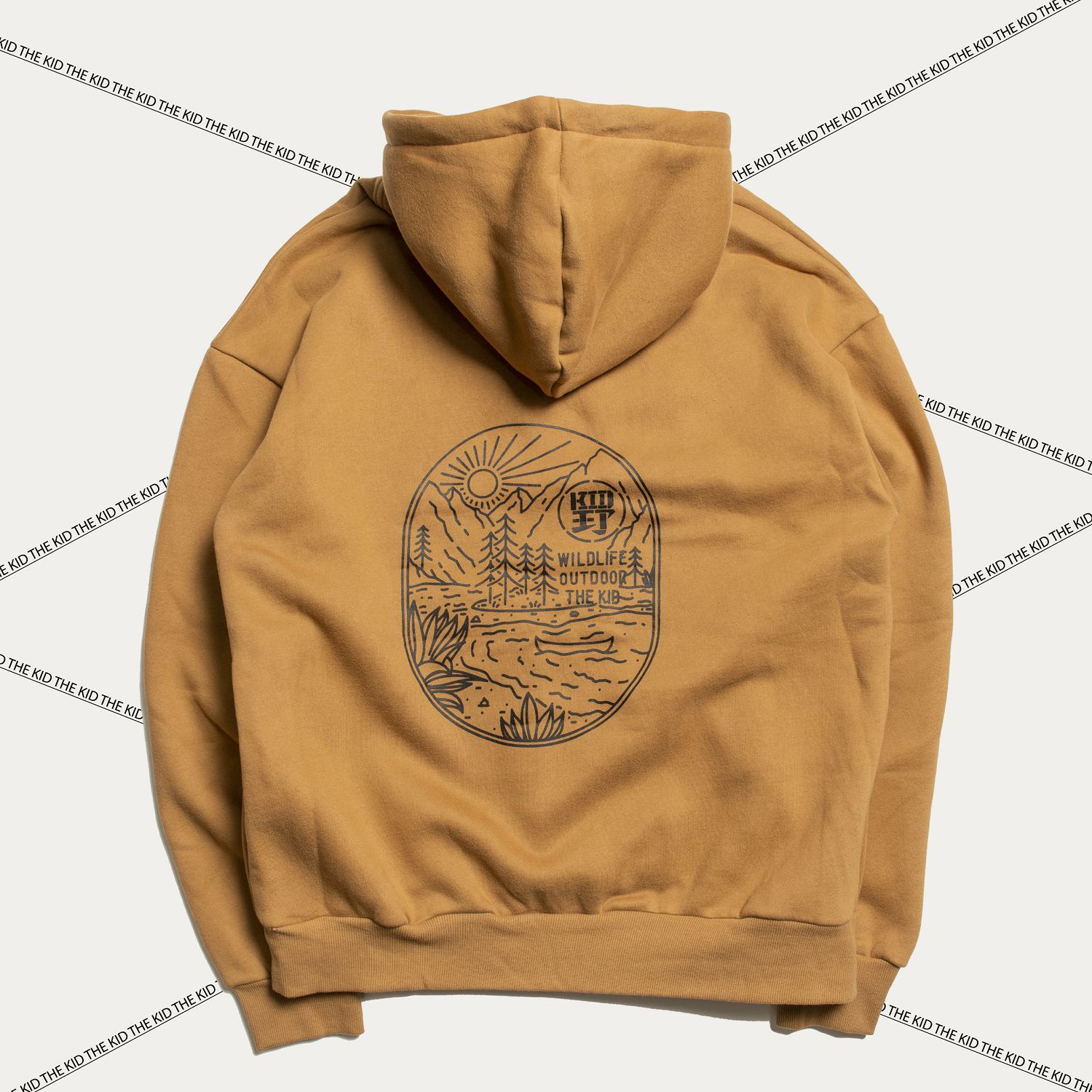 KID ® 野山鹿營連帽T 卡其