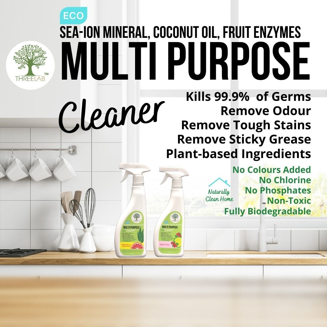 ThreeLab Eco Multipurpose Multi Surface Cleaner Spray