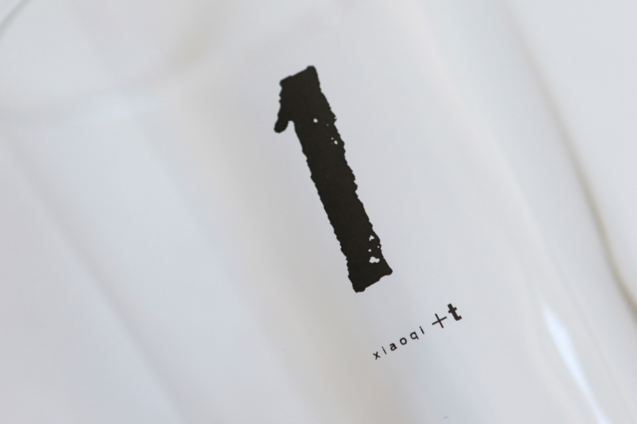 +t企劃-數字杯-1/黑 玻璃杯