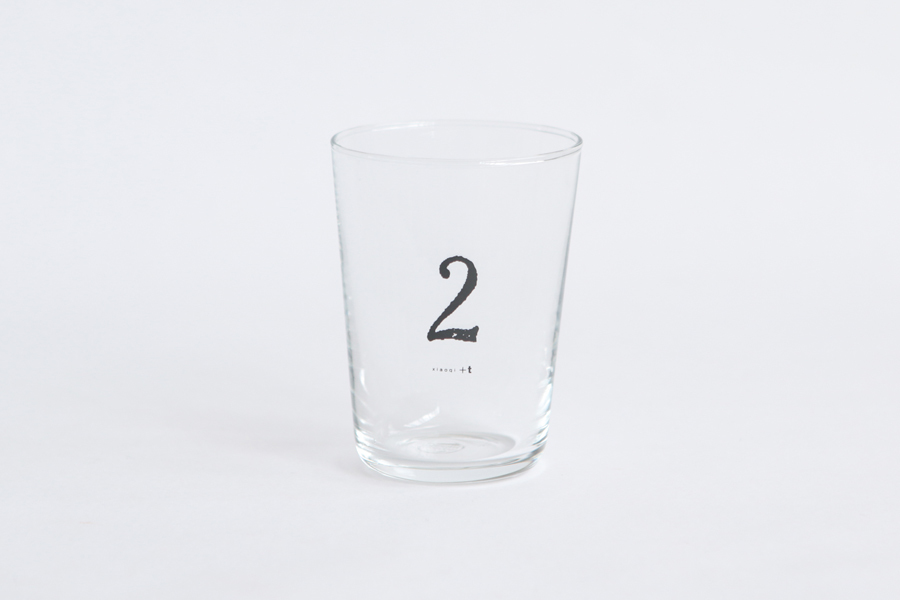 +t企劃-數字杯-2/黑 玻璃杯