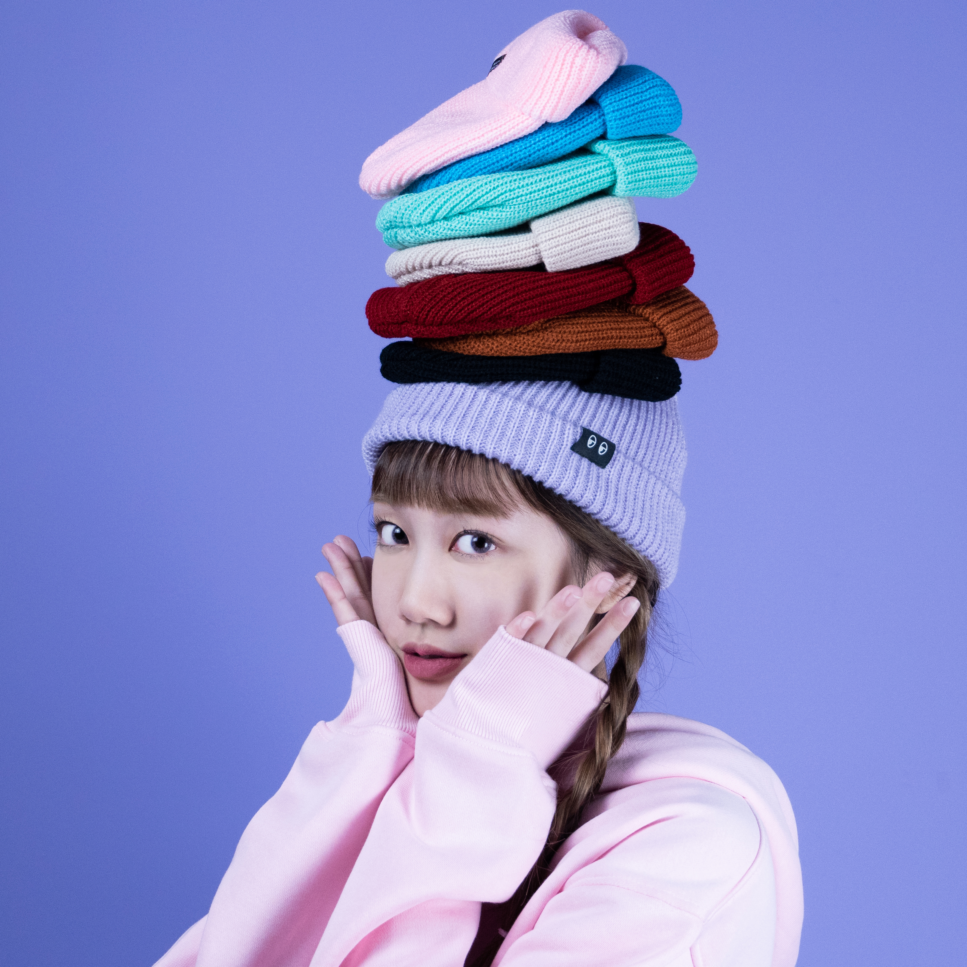 KOKO EYES 冬季限定禮盒 - 短版毛帽