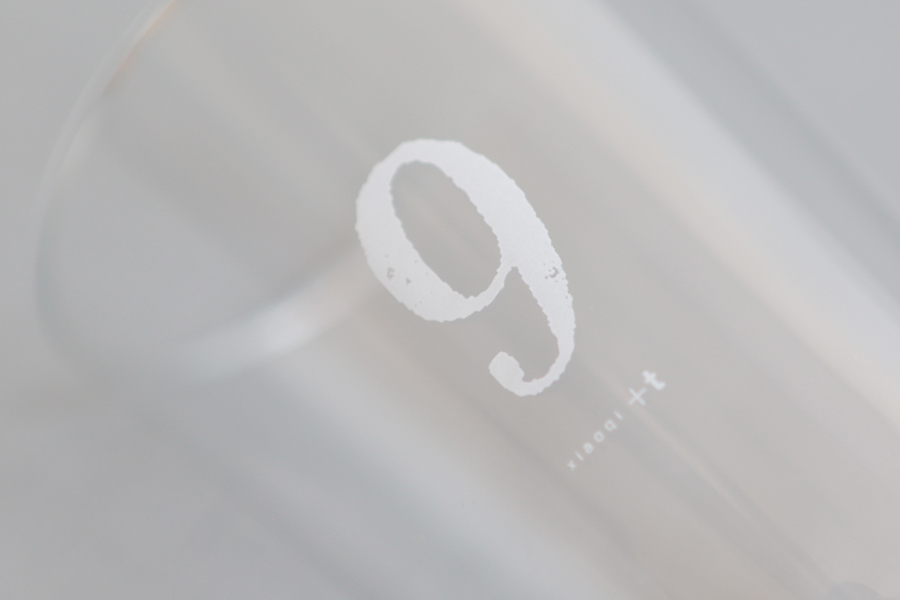 +t企劃-數字杯-9/白 玻璃杯