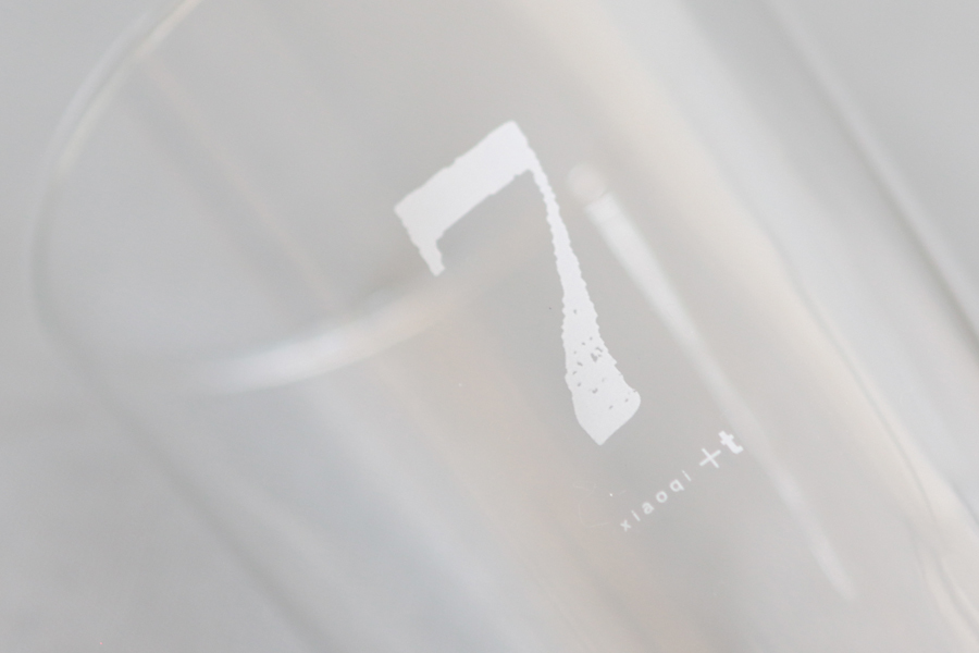+t企劃-數字杯-7/白 玻璃杯