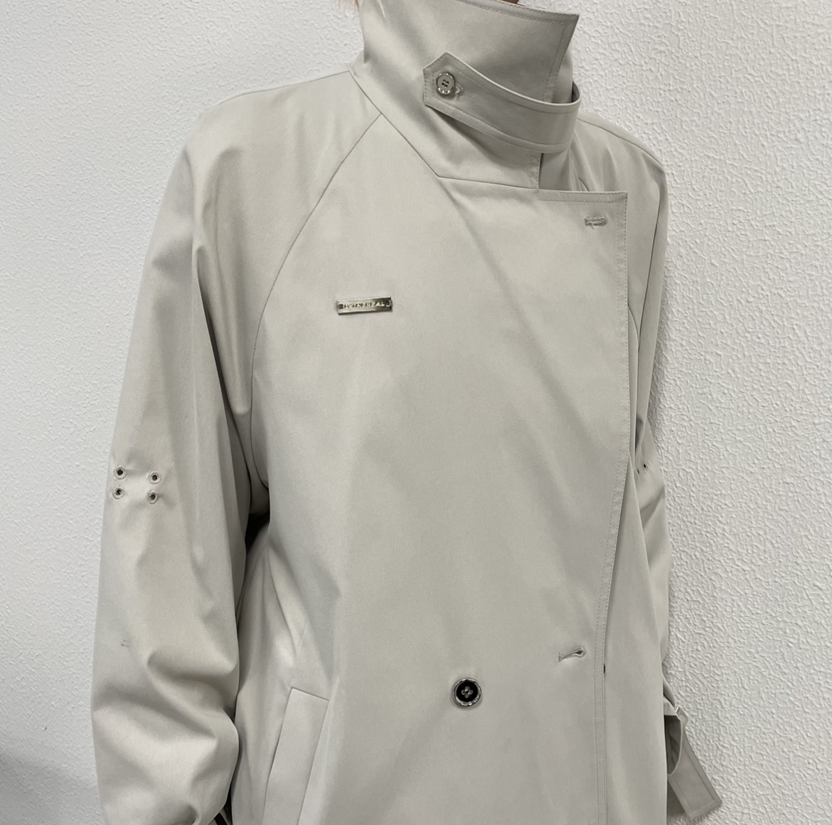 D’THEREAL 經典款 立領 機能 扣帶 大衣 風衣