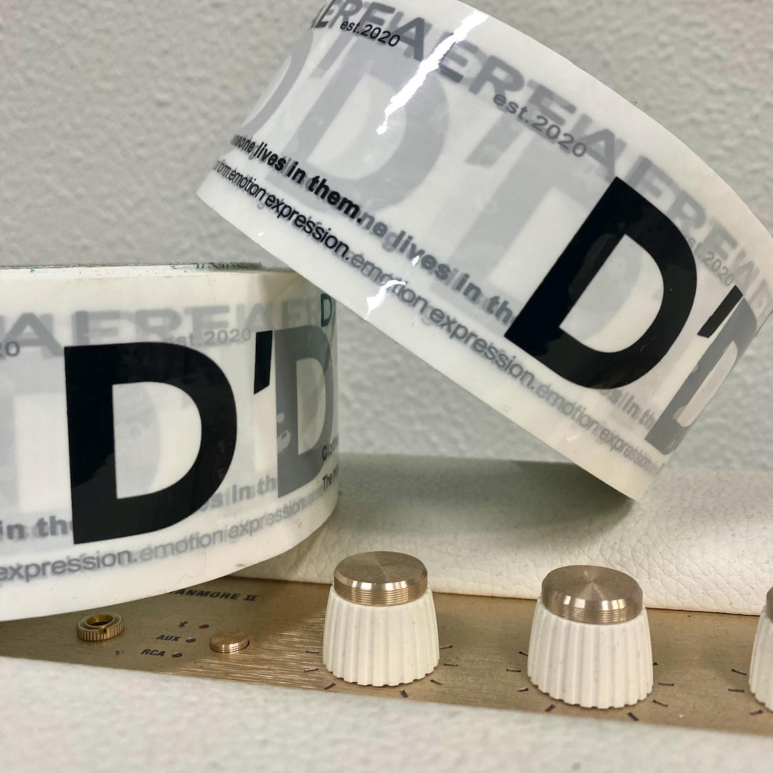 D’THEREAL 經典款 LOGO 圖像 膠帶 （兩入一組）