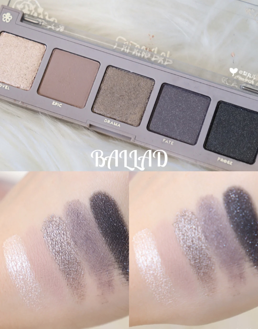 Colourpop - Ballad 5色眼影盤