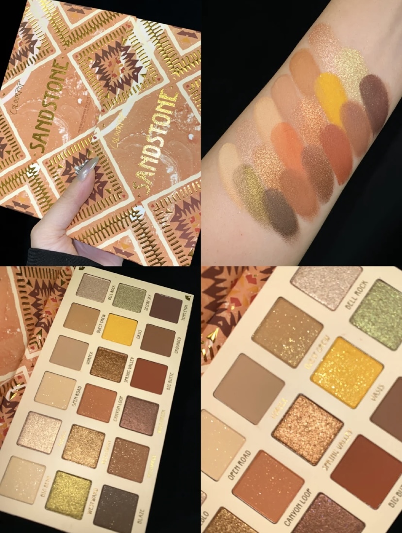 Colourpop - sandstone 18色眼影盤