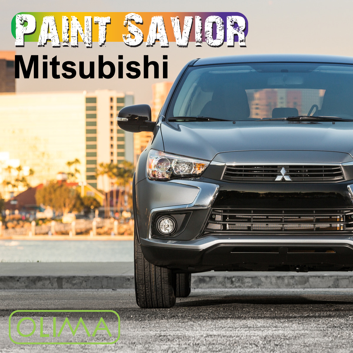 Olima汽車補漆筆適用於mitsubishi 三菱 蛋塔車業lancer Outlander Colt P