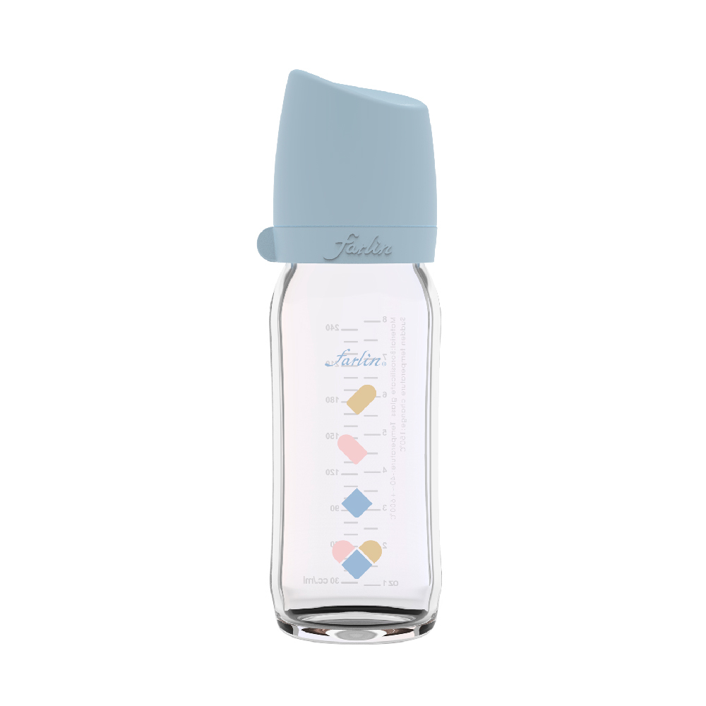 【farlin】城市心旅行寬口玻璃奶瓶240ml_無私的愛