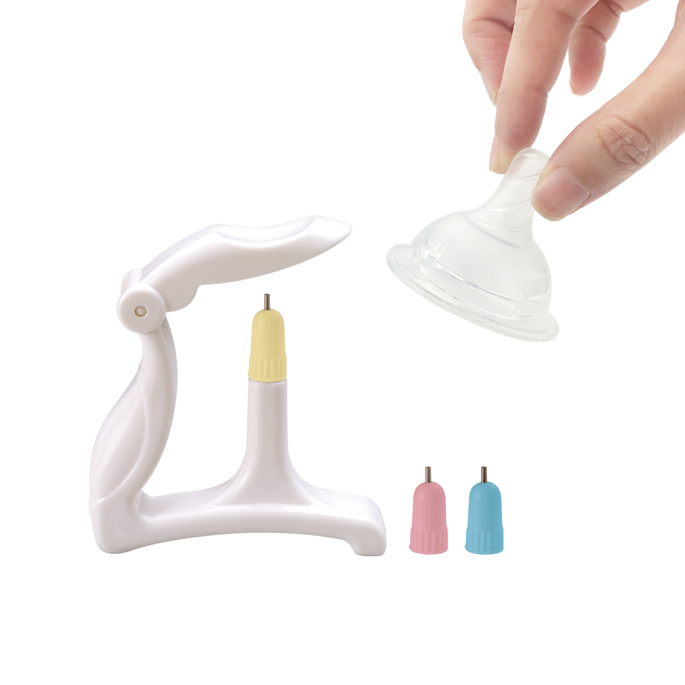 【FARLIN】新生嬰兒奶嘴打孔器(奶嘴打洞/三種尺寸可調)