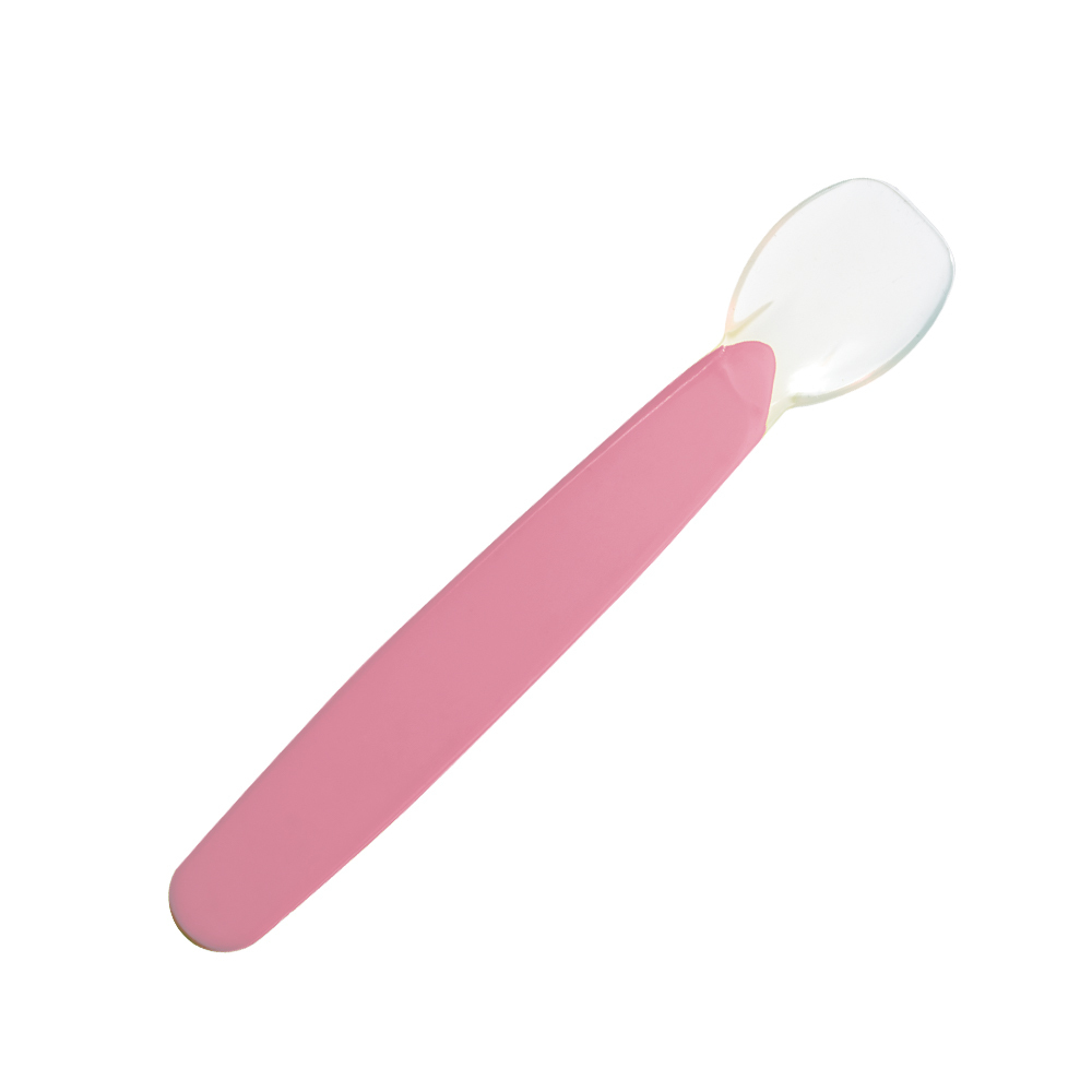 【FARLIN】兒童副食品學習湯匙(矽膠)(4M+)(粉)