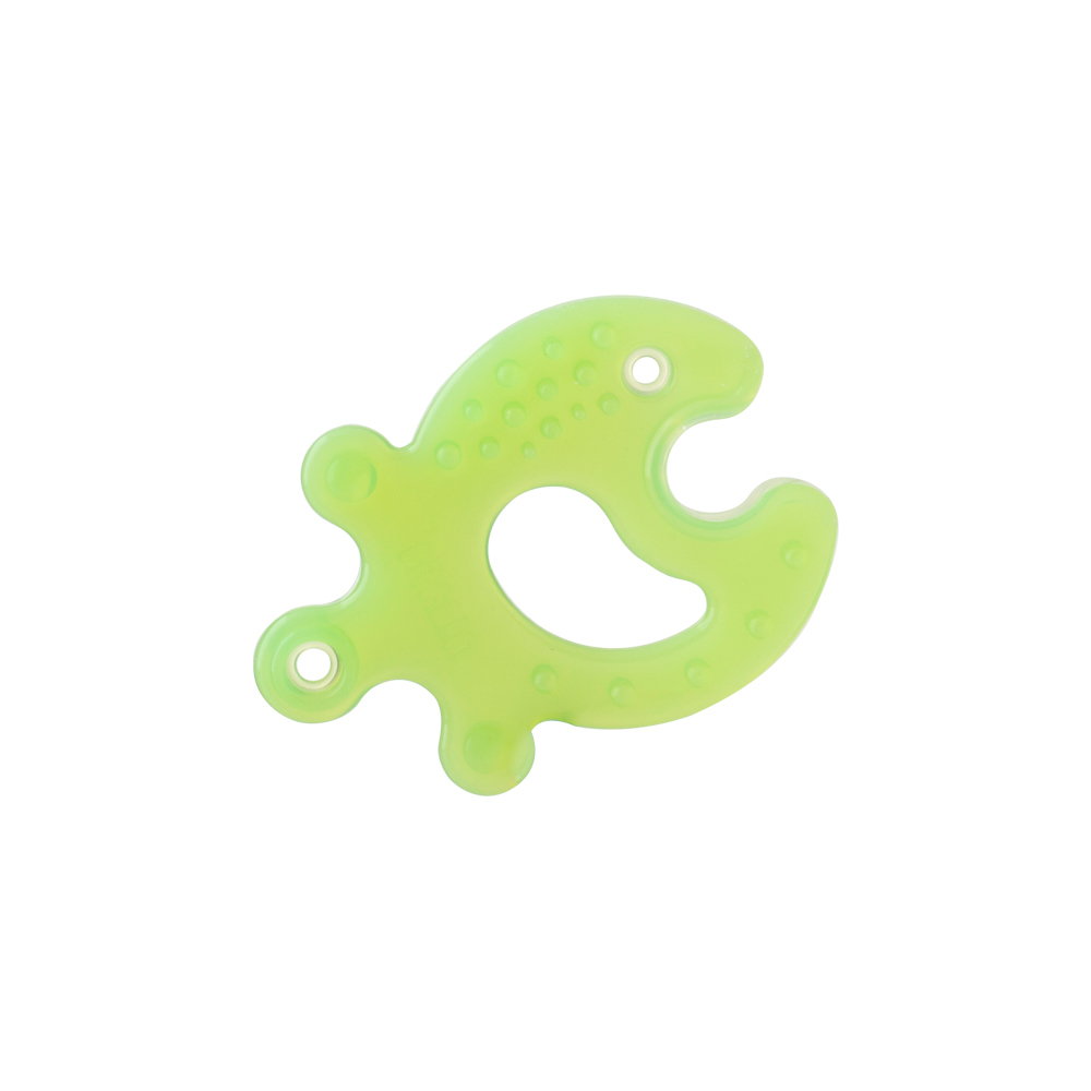 【FARLIN】小魚拼圖型矽膠固齒器(0M+)(綠)