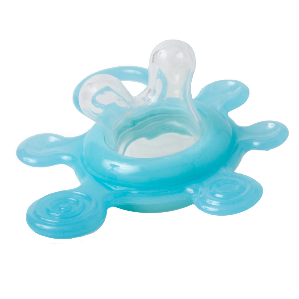 【FARLIN】小花二階段換水咬牙固齒器(藍)