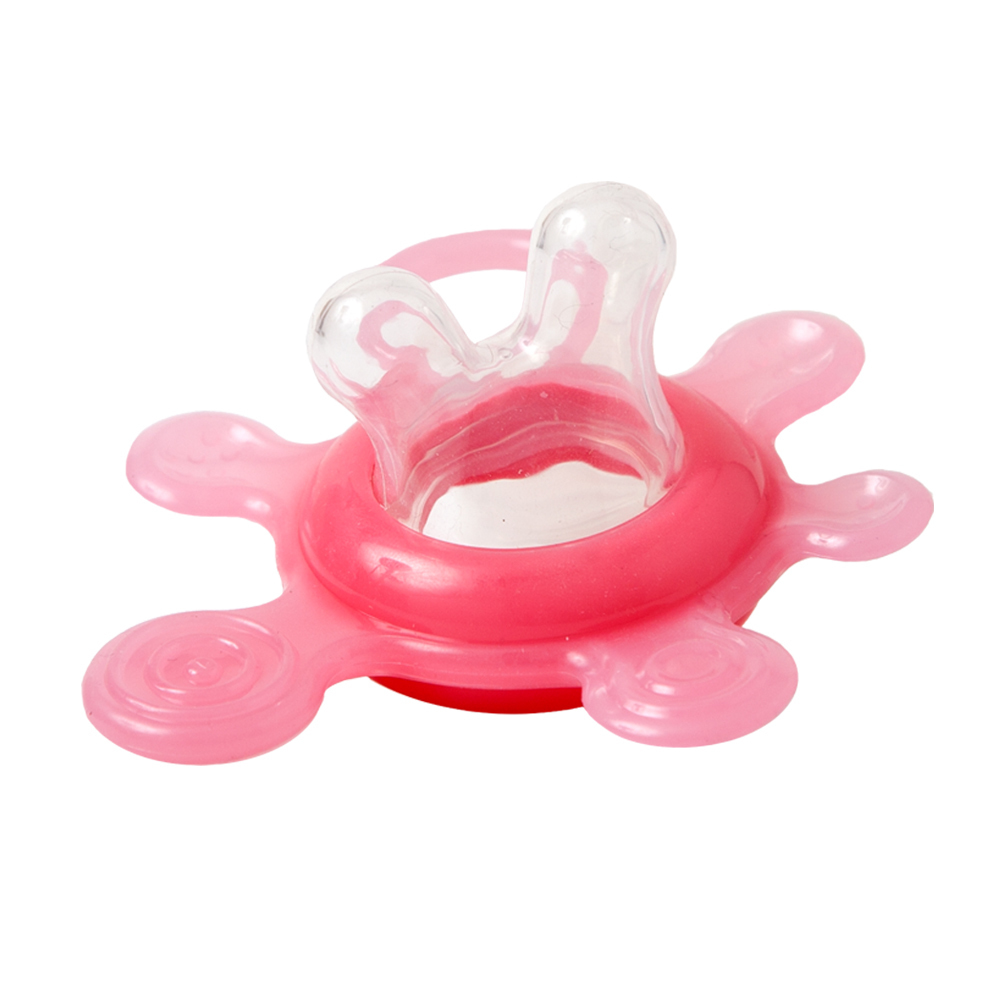 【FARLIN】小花二階段換水咬牙固齒器(粉)