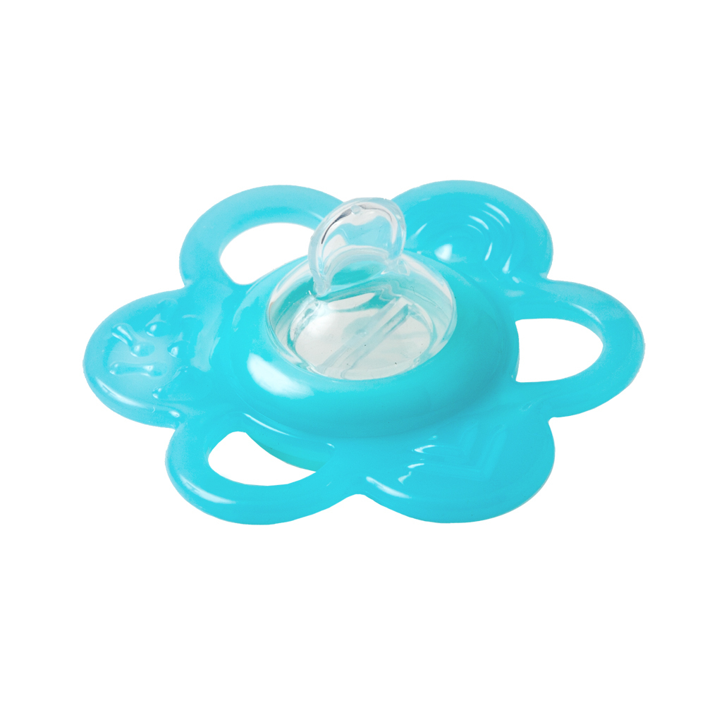 【FARLIN】小花一階段換水咬牙固齒器(藍)