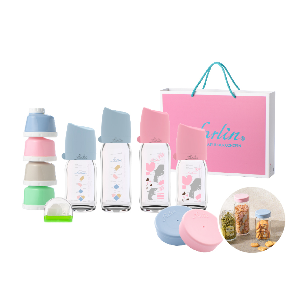 【farlin】城市奶瓶彌月禮盒_經典款限定組合