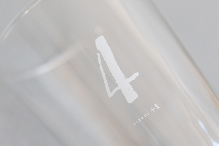 +t企劃-數字杯-4/白 玻璃杯