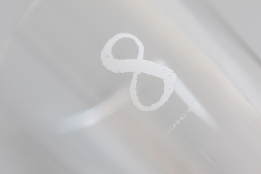 +t企劃-數字杯-8/白 玻璃杯