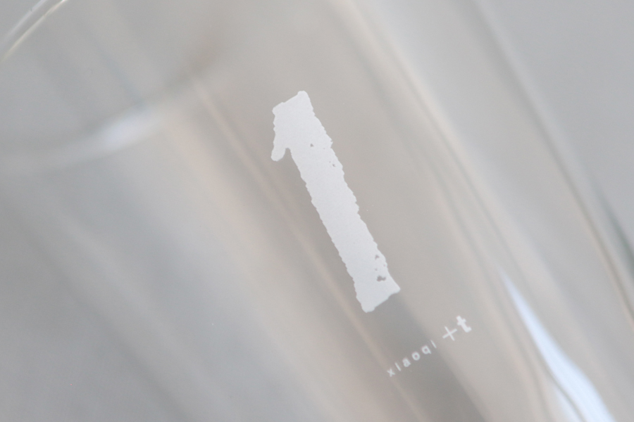 +t企劃-數字杯-1/白 玻璃杯