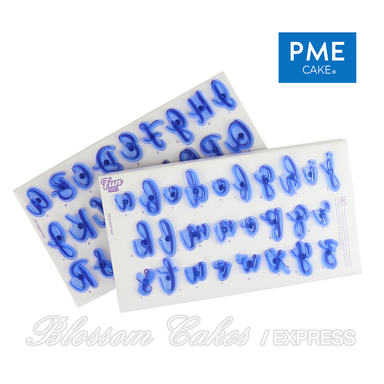 PME Fun Fonts - Alphabet Stamping Set, Collection 1, 52 Pieces