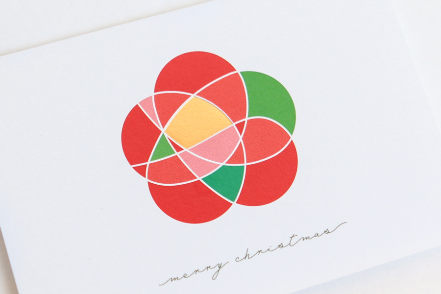 +t企劃-聖誕卡-花(附印刷款信封)