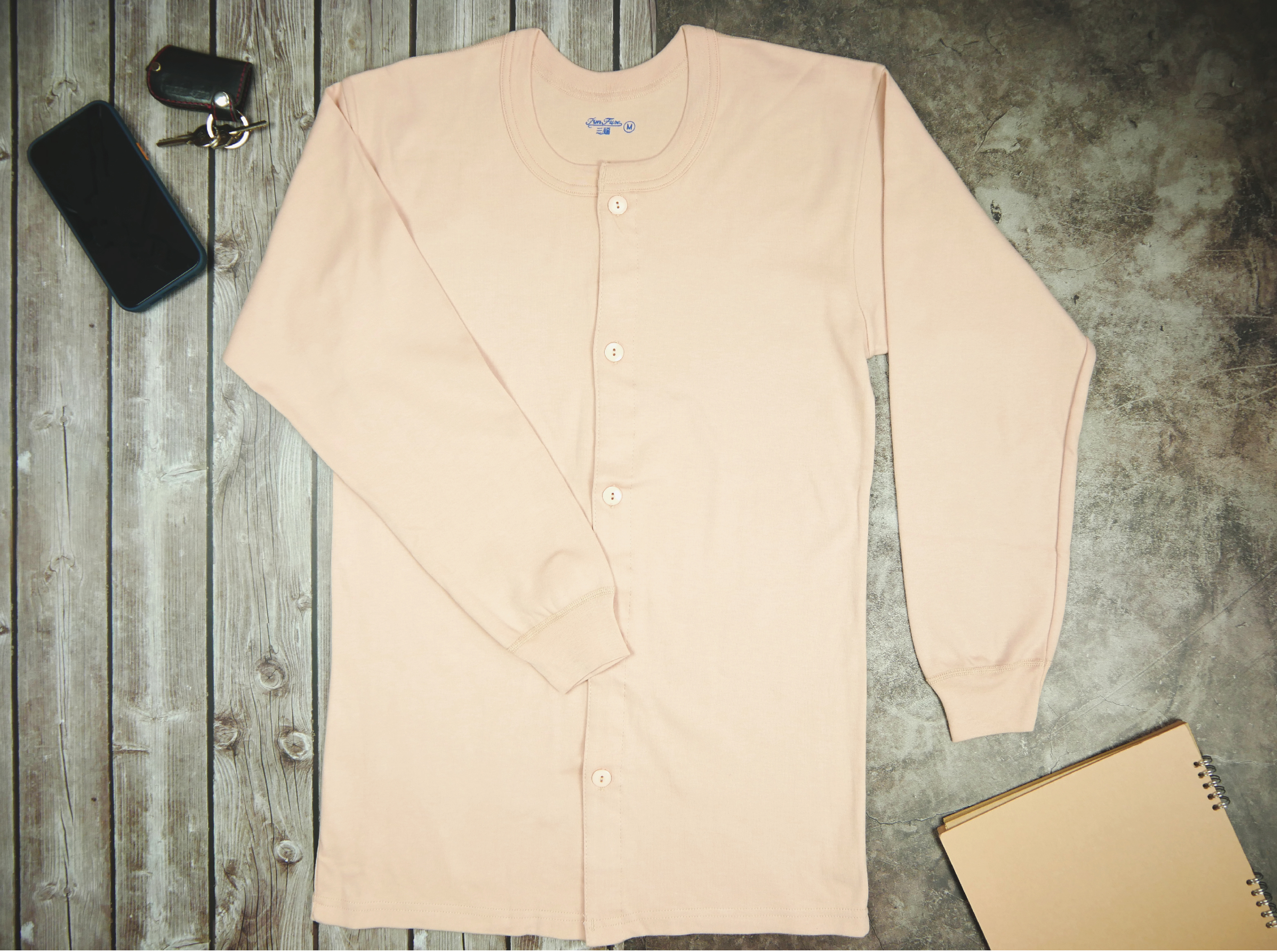 小三福 三福 棉男大全開長袖