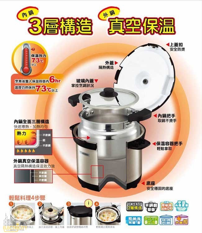 Zojirushi象印- SN-XAE60 真空保温烹調鍋6.0L