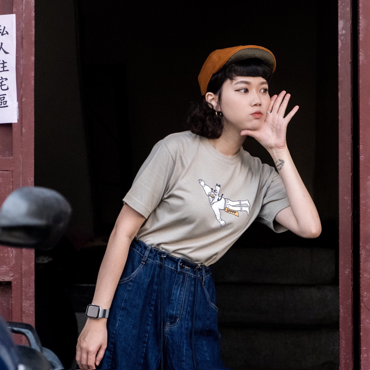 SPPPP｜飛人T｜卡其色